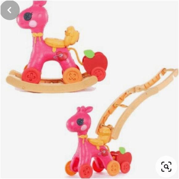 Lalaloopsy Littles Rocker N Stroller 2 in 1 Rocking Horse Apple Pet Cart - Picture 2 of 2